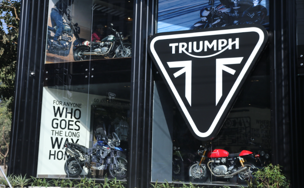 A view of India's Triumph motorcycle offering in relation to recent news that the brand plans on taking over 25% of the premium bike segment for the country